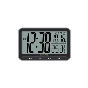 RDC1009CM3000 OROLOGIO RADIOCONTROLLATO DOPPIO ALLARME NERO