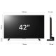 LG OLED evo C4 AI 42'' Serie OLED42C44LA, 4K, 4 HDMI, Dolby Vision, SMART TV 2024 9