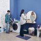 Candy BWS 4128B8-S lavasciuga Libera installazione Caricamento frontale Bianco D 28