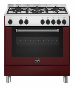 Bertazzoni La Germania Americana AMN855EVIV/24 cucina Elettrico Gas Bordeaux