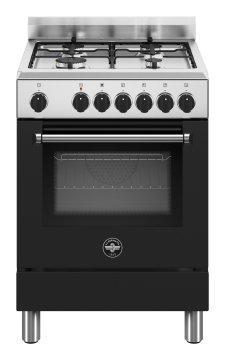 Bertazzoni La Germania Americana AMN664ENEV/24 cucina Elettrico Gas Nero