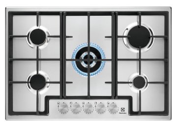 Electrolux EGS75362X Acciaio inox Da incasso 75 cm Gas 5 Fornello(i)