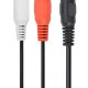 Gembird 2.5m, 3.5mm/2xRCA, M/M cavo audio 2,5 m Nero, Rosso, Bianco 2
