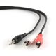 Gembird 2.5m, 3.5mm/2xRCA, M/M cavo audio 2,5 m Nero, Rosso, Bianco 6
