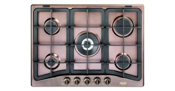 De’Longhi ROF 57 PRO piano cottura Avena Da incasso Gas 5 Fornello(i)