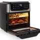 Tristar Heißluft-Ofen Kontrollleuchte Timerfunktion 12 l Singolo Indipendente 1800 W Friggitrice ad aria calda Nero, Acciaio inox 3