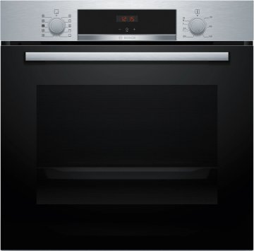 Bosch Serie 4 HQA514ES3 forno 71 L 3400 W Nero, Acciaio inox