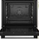 Bosch Serie 4 HQA514ES3 forno 71 L 3400 W Nero, Acciaio inox 4
