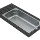 Elleci KD011065IN cestino e vassoio per lavello Colapasta per lavello Laminato ad alta pressione (HPL), Acciaio inox Nero, Acciaio inox 2