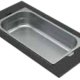 Elleci KF041065IN cestino e vassoio per lavello Colapasta per lavello Laminato ad alta pressione (HPL), Acciaio inox Nero, Acciaio inox 2