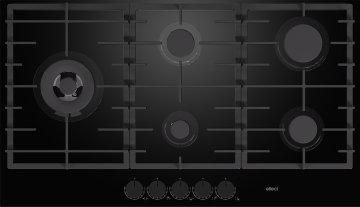 PIANO URBAN GAS ON GLASS 90 NERO - PVGU901BK