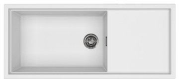 SINTESI 510 PILETTA INOX K96 BIANCO - LKS51096