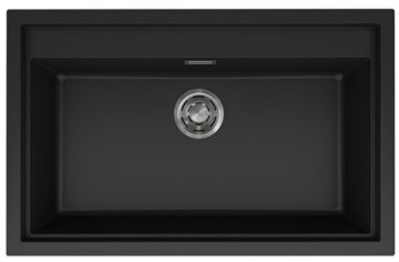 SINTESI 130 PILETTA INOX K86 NERO - LKS13086