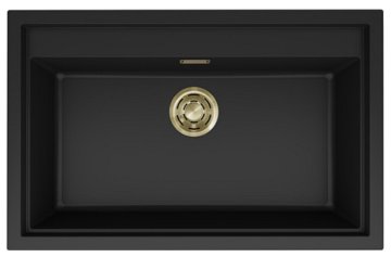 SINTESI 130 PILETTA ORO K86 NERO - LKS13086GLD