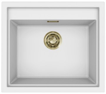 SINTESI 105 PILETTA ORO K96 BIANCO - LKS10596GLD
