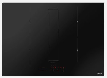 Elica NikolaTesla Fit Raw Nero Da incasso 83 cm Piano cottura a induzione 4 Fornello(i) Cappa da incasso