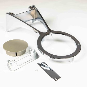 KIT STAFFA PARETE CHROME - KIT0146156