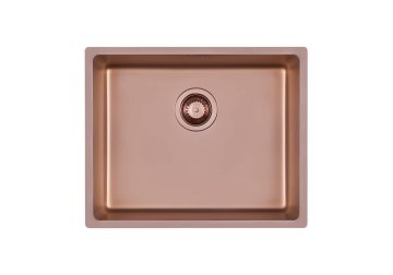 VASCA KE SMOKEY 50X40 SOTTOTOP COPPER FUMÈ PVD - 1