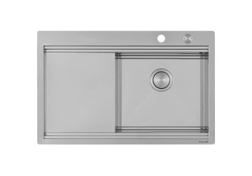 LAVELLO MILANELLO 1VDX+G CON BANCO RUBINETTERIA -