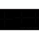 P. INDUZIONE S4000 DOMINO LINE 84X35 BLK - 7330255 2
