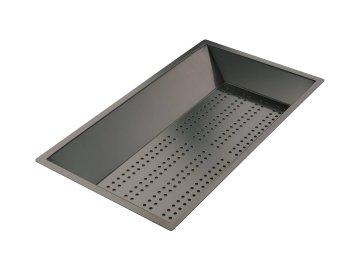 VASCHETTA FORATA 21,5x38 GUN METAL PVD - 8151006
