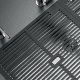 VASCA QUADRA EVO 74x43 SOTTOTOP GUN METAL PVD - 12 4