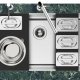 VASCA QUADRA EVO 74x43 SOTTOTOP GUN METAL PVD - 12 7