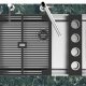 VASCA QUADRA EVO 74x43 SOTTOTOP GUN METAL PVD - 12 8