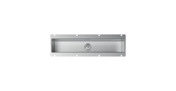 CANALE ATTREZZATO SLIM 39x7,2 SOTTOTOP INOX - 3024