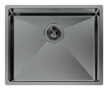 VASCA QUADRA R12 52 rag. SOTTOTOP GUN METAL FUMÈ P