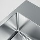 VASCA QUADRA R12 56x52 BANCO FT INOX - 1735050 5
