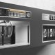 CANALE ATTREZZATO STD 42,2x12,2 SOTTOTOP INOX - 30 4