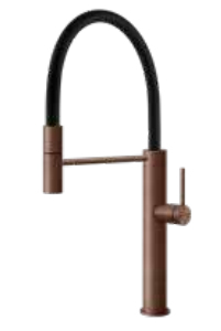 GESSI 316 FLESSA HT 60010.708 COPPER SPAZZOLATO PV