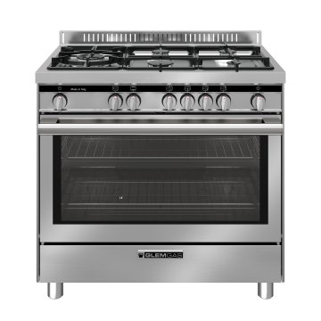 Glem Gas ST96TVI cucina Elettrico/Gas Acciaio inox