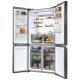 Haier HCR79F19EHMD frigorifero side-by-side Libera installazione 642 L E Acciaio inox 12