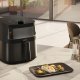 Haier Friggitrice ad aria I-Master Serie 5 Nero, Capacità 7 L, Range di temperatura 40°-200°, 9 in 1, Accessoriata 17