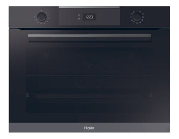 Haier HW075SM6E3B 90 L 3400 W Nero, Acciaio inox