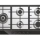 Haier Series 6 HAHG9WL38WX/1 Acciaio inox Da incasso 90 cm Gas 5 Fornello(i) 2