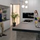 Haier H4MWID69P6NQB Nero Microonde combinato Da incasso 44 L 900 W 17