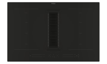 Haier I-Dual Series 6 HAIH82MTMCF Nero Da incasso 80 cm Piano cottura a induzione 4 Fornello(i) Cappa da incasso