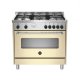 Bertazzoni La Germania Americana AMN965ECRT cucina Elettrico Gas Crema, Acciaio inox 2