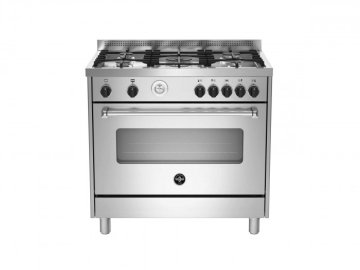Bertazzoni La Germania Americana AMN965GXT cucina Elettrico/Gas Gas Acciaio inox