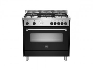 Bertazzoni La Germania Americana AMN965GNET cucina Elettrico/Gas Gas Nero