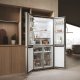 Haier Cube 83 Serie 3 Multidoor HCR3818ENMM ClasseE 467lt-Platino, Stainless steel 24