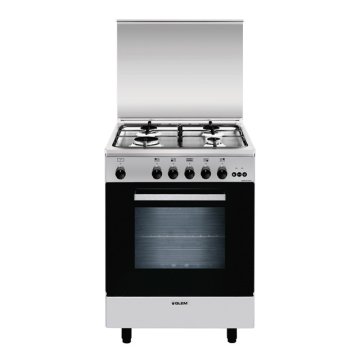 Glem Gas A654VI cucina Elettrico/Gas Acciaio inox