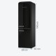 Gorenje 739909 frigorifero con congelatore Libera installazione 300 L E Nero 10