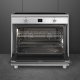 Smeg CG90CIXT cucina A Elettrico Piano cottura a induzione Nero, Acciaio inox 5