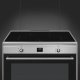 Smeg CG90CIXT cucina A Elettrico Piano cottura a induzione Nero, Acciaio inox 6