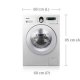Samsung WF0802LWW lavatrice Caricamento frontale 8 kg 1200 Giri/min Bianco 4