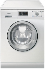 Smeg LSE147S lavasciuga Libera installazione Caricamento frontale Bianco